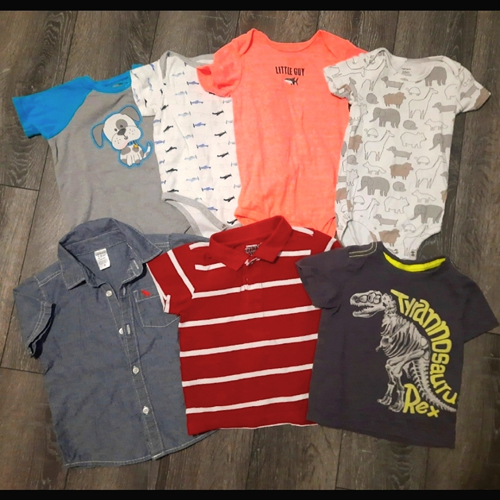 Toddler boy summer clothes bundle 24 months